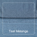 FABRIC FOR SPORTSWEAR KNIT-BOTTOM - Teal Melange