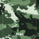 FABRIC FOR SPORTSWEAR PRINTED KNIT-TOP - Sage