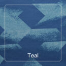 FABRIC FOR SPORTSWEAR PRINTED KNIT-TOP - Teal