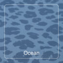 FABRIC FOR SPORTSWEAR PRINTED KNIT-BOTTOM - Ocean