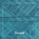 FABRIC FOR SPORTSWEAR JACQUARD KNIT-TOP - Scuba