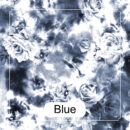 FABRIC FOR SPORTSWEAR PRINTED KNIT-BOTTOM - Blue