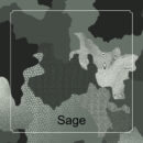 FABRIC FOR SPORTSWEAR PRINTED KNIT-BOTTOM - Sage