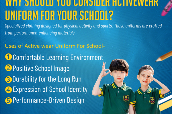Why should you consider active wear uniform for school.